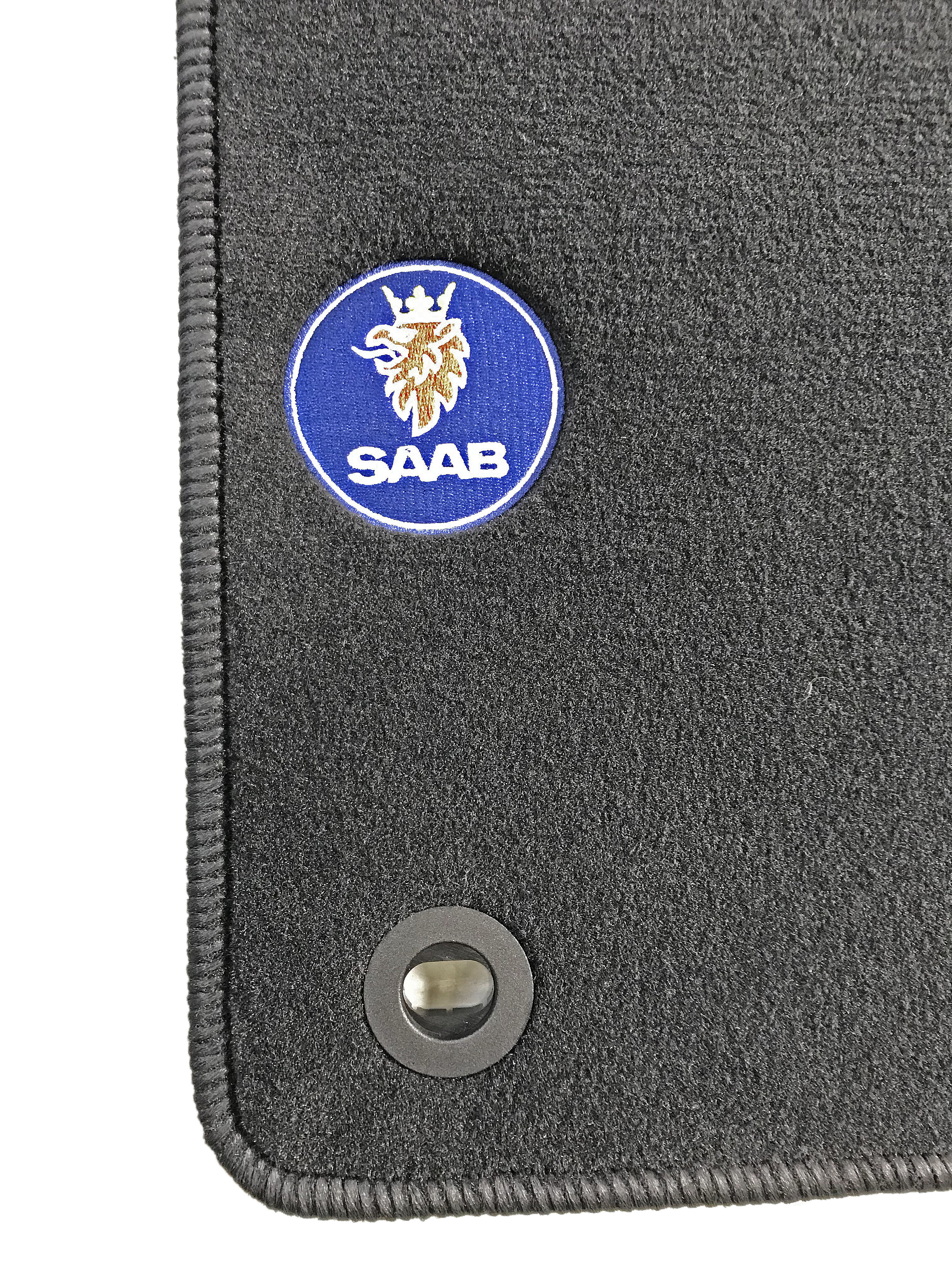 Saab 900 Classic automat met logo '87 - '93 (mattenset van 4 stuks)