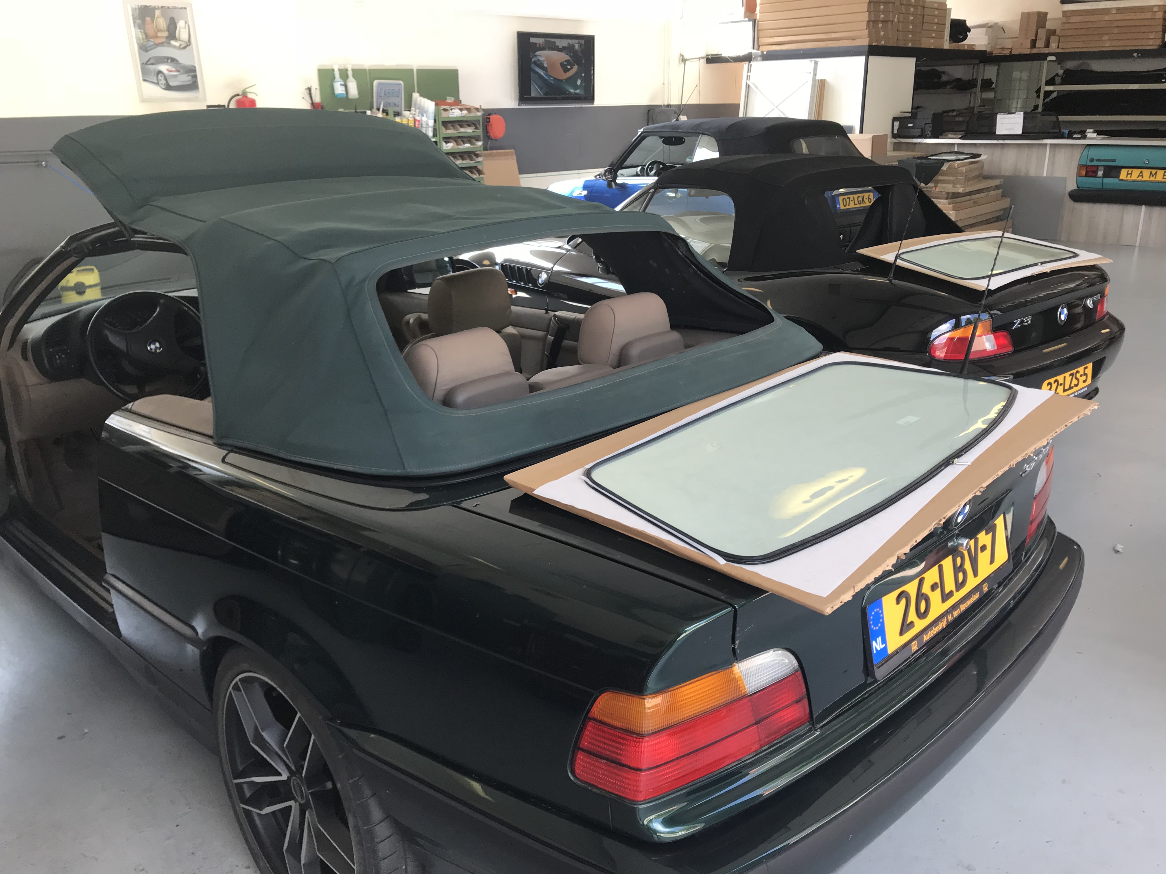BMW E36 plastic rits ruit cabriokap OEM ORIGINEEL