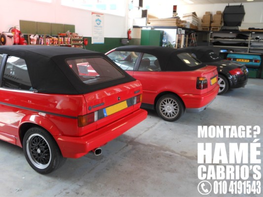 Zijspankabelset Golf III/ IV cabriolet