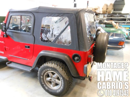 Jeep Wrangler cabriokap soft-top