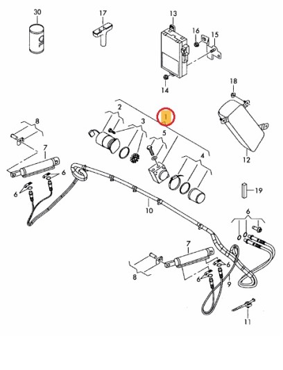 Hydraulische pomp cabriokap Audi A3 8P cabrio 2008 - 2013