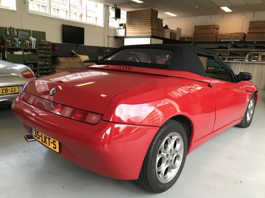 Binnen hemel cabriokap Alfa Romeo GTV spider 916