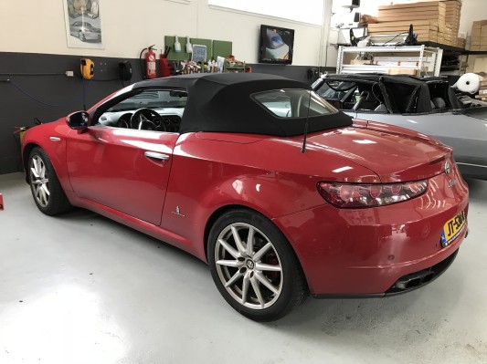 Auto mat met logo Alfa Brera 939 Spider cabrio