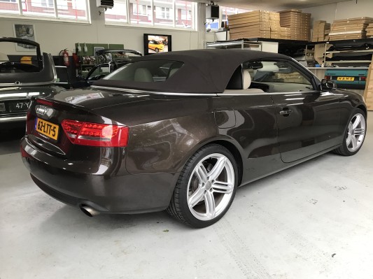 Sluiting cabriokap Audi A5 S5 cabrio 2009 - 2017