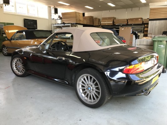 Cabriokap BMW Z3 met rits ruit OEM ORIGINEEL