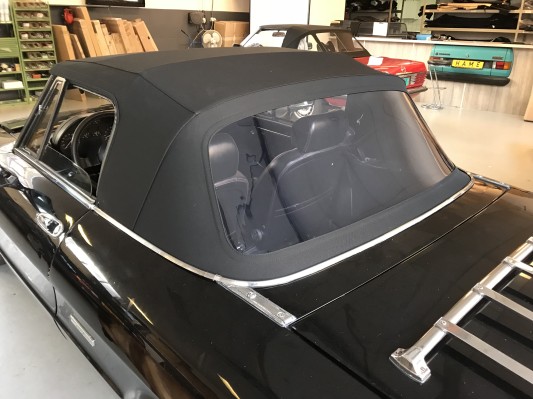 Cabrio kap dak Alfa Romeo Spider stof