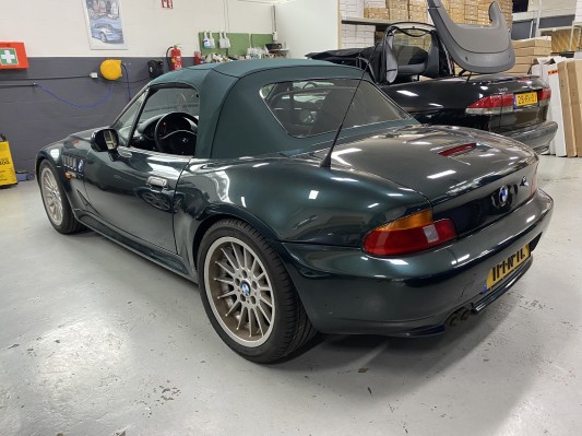 Cabrio kap dak BMW Z3 Groen met rits ruit OEM ORIGINEEL - 54 31 2 695 654