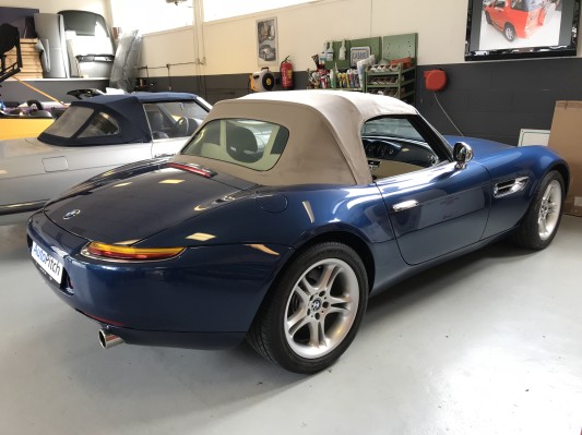 Cabriokap BMW Z8 E 52 met rits ruit OEM ORIGINEEL