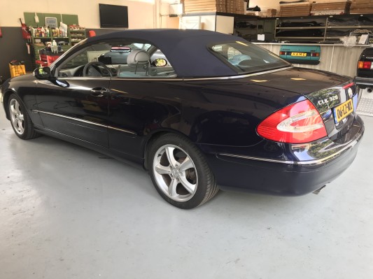 Cabrio kap Mercedes CLK 209