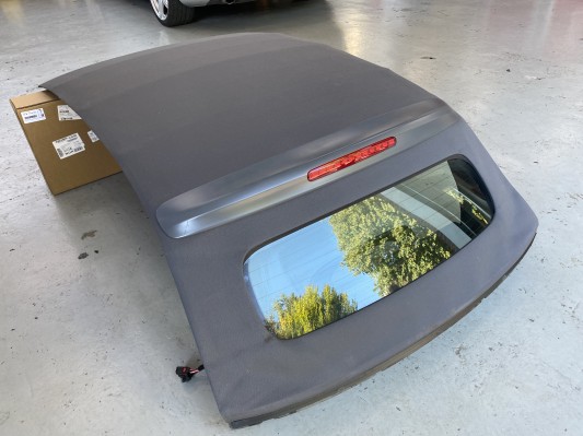 Cabrio kap dak  Fiat 500 CC cabrio grijs