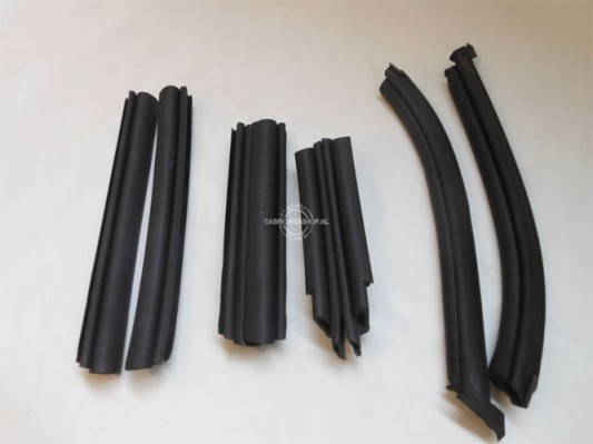 Rubber set cabriokap Audi A3 cabrio 2008 - 2013